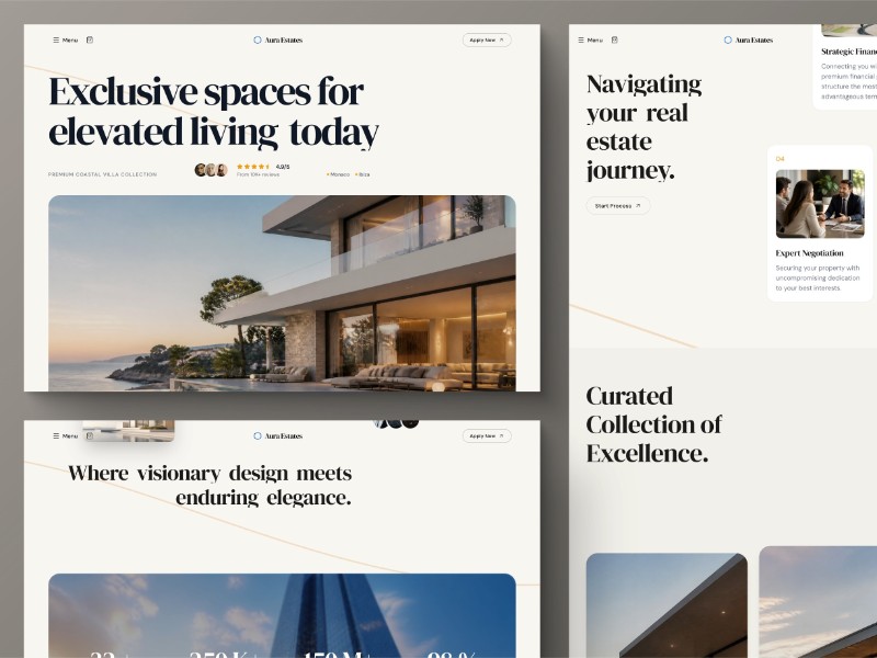 Aura Estates Real Estate Template