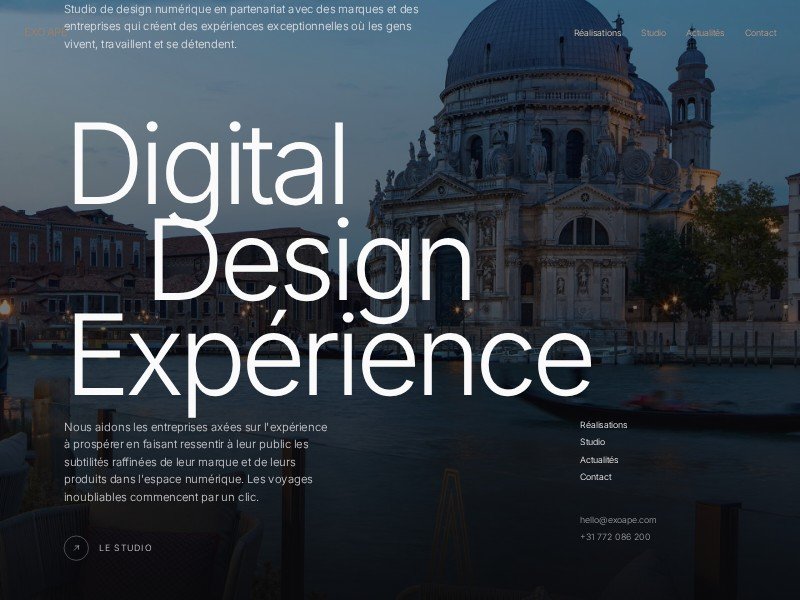Creative Design Studio Landing Page Template