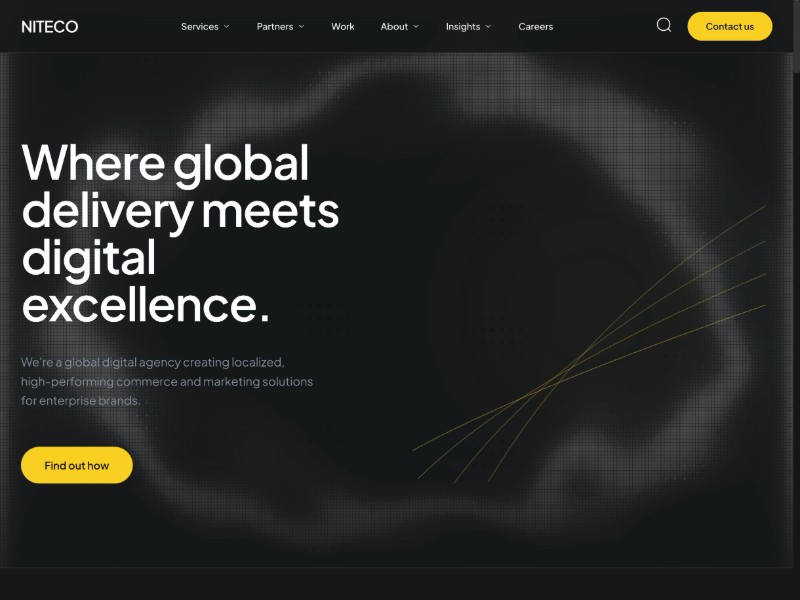 Niteco Enterprise Agency Landing Page Template