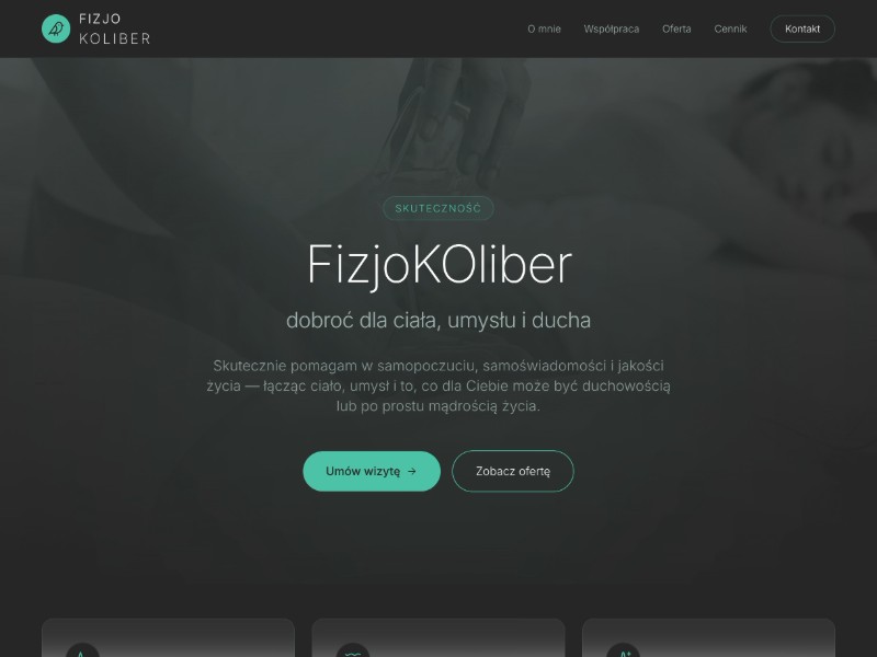 Holistic Health  Physiotherapy Landing Page Template